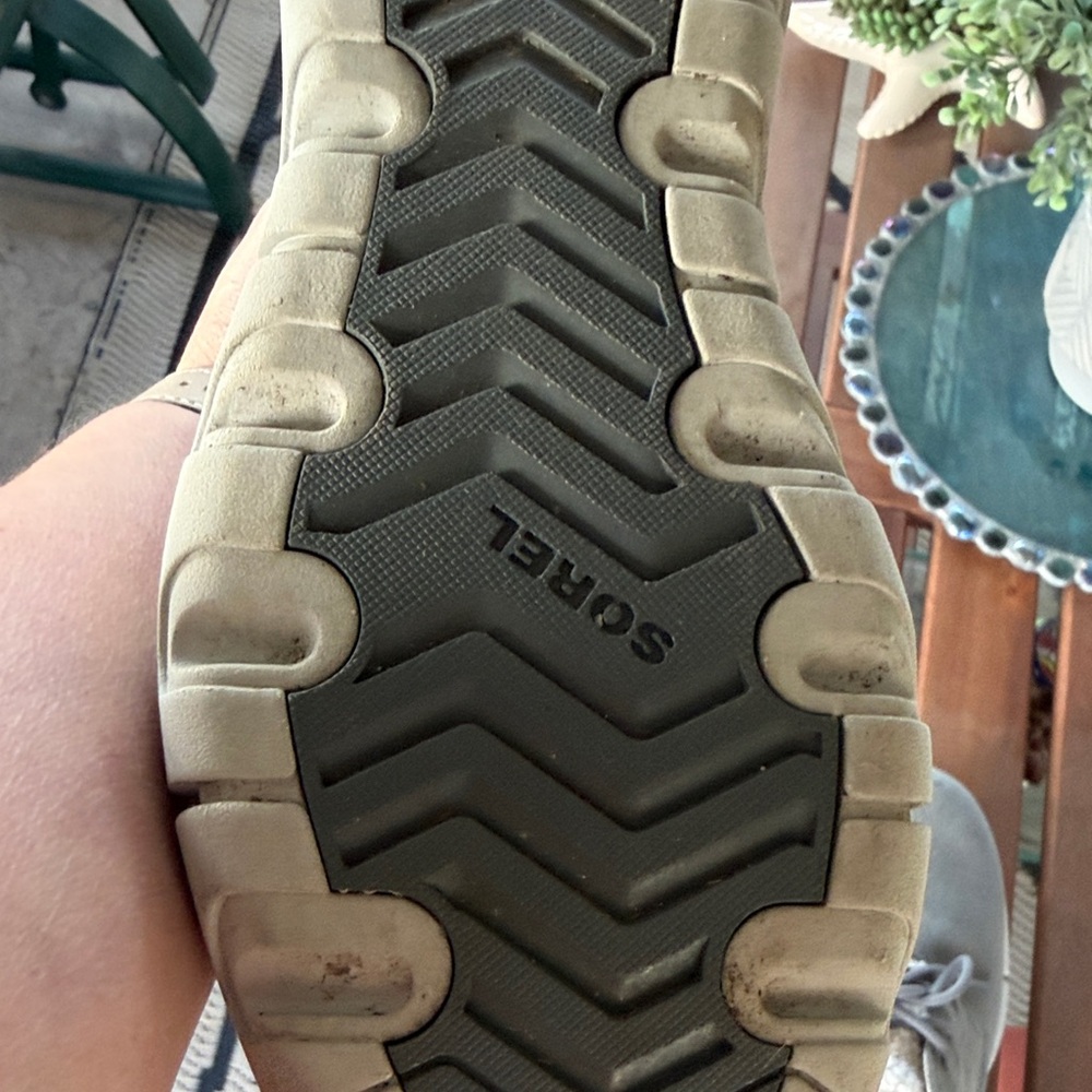 Sorel Gray Waterproof Suede Ankle Boots - Picture 5 of 10